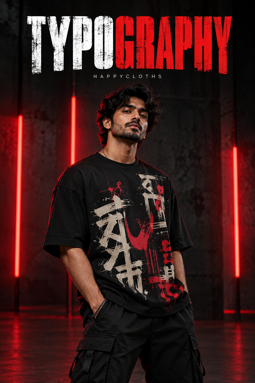 Happycloths Indian Voices regional typography oversized T-shirt collection