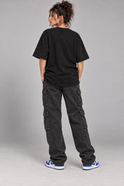 Pop The Hood Midnight Tune oversized T-shirt back view