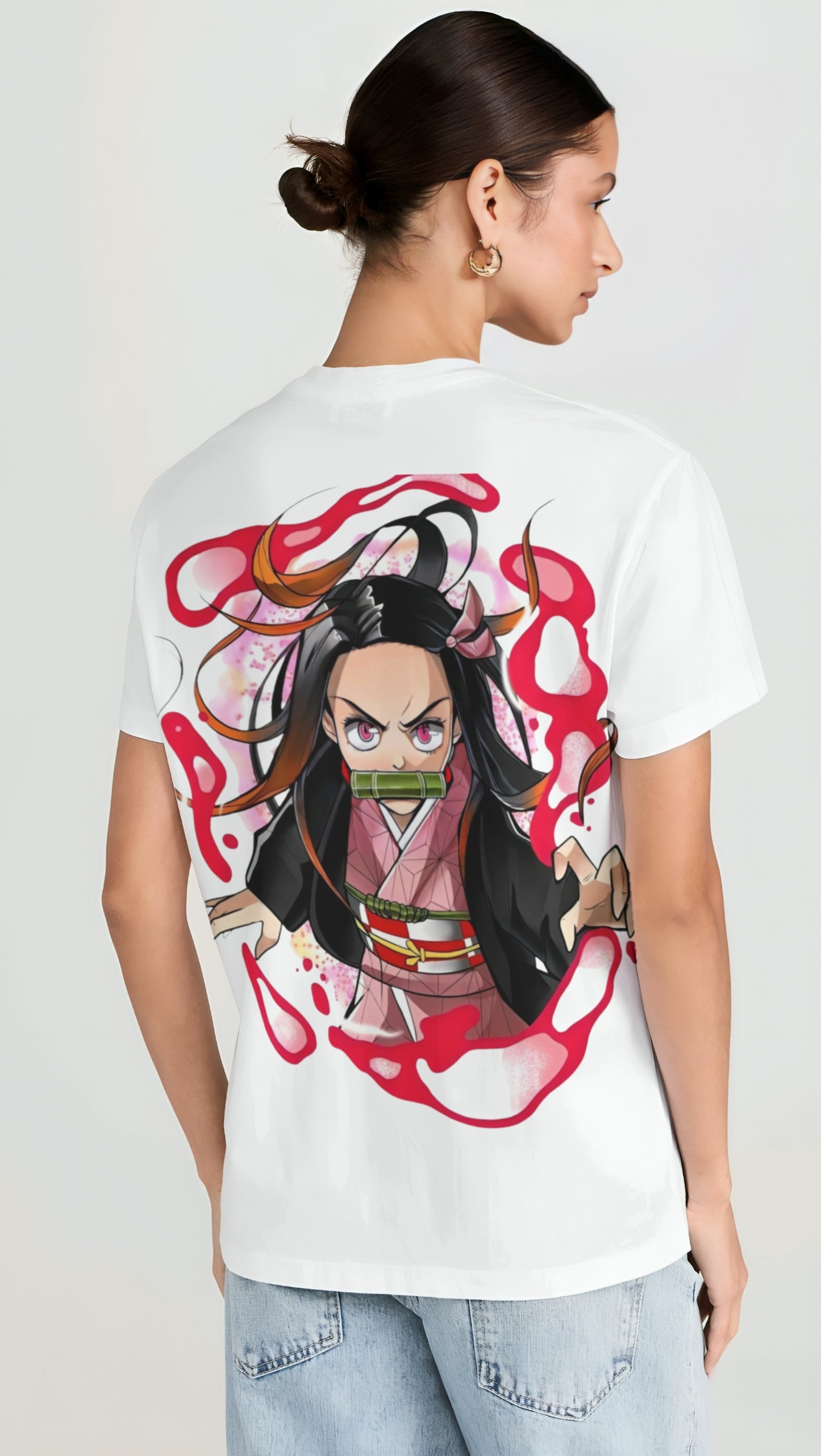 Anime manga T-shirt for women