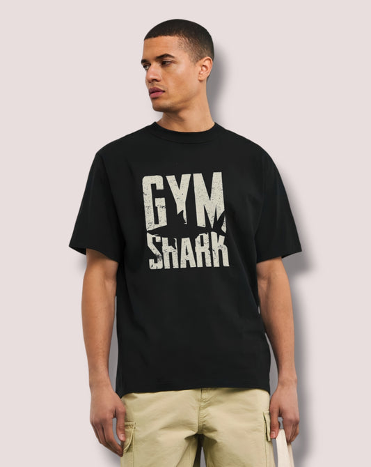 Gym Shark  regular black t-shirt