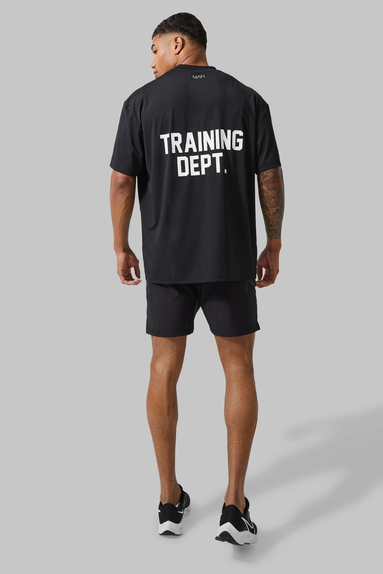 TRAINING DEPT. BLACK OVERSIZED T-SHIRT