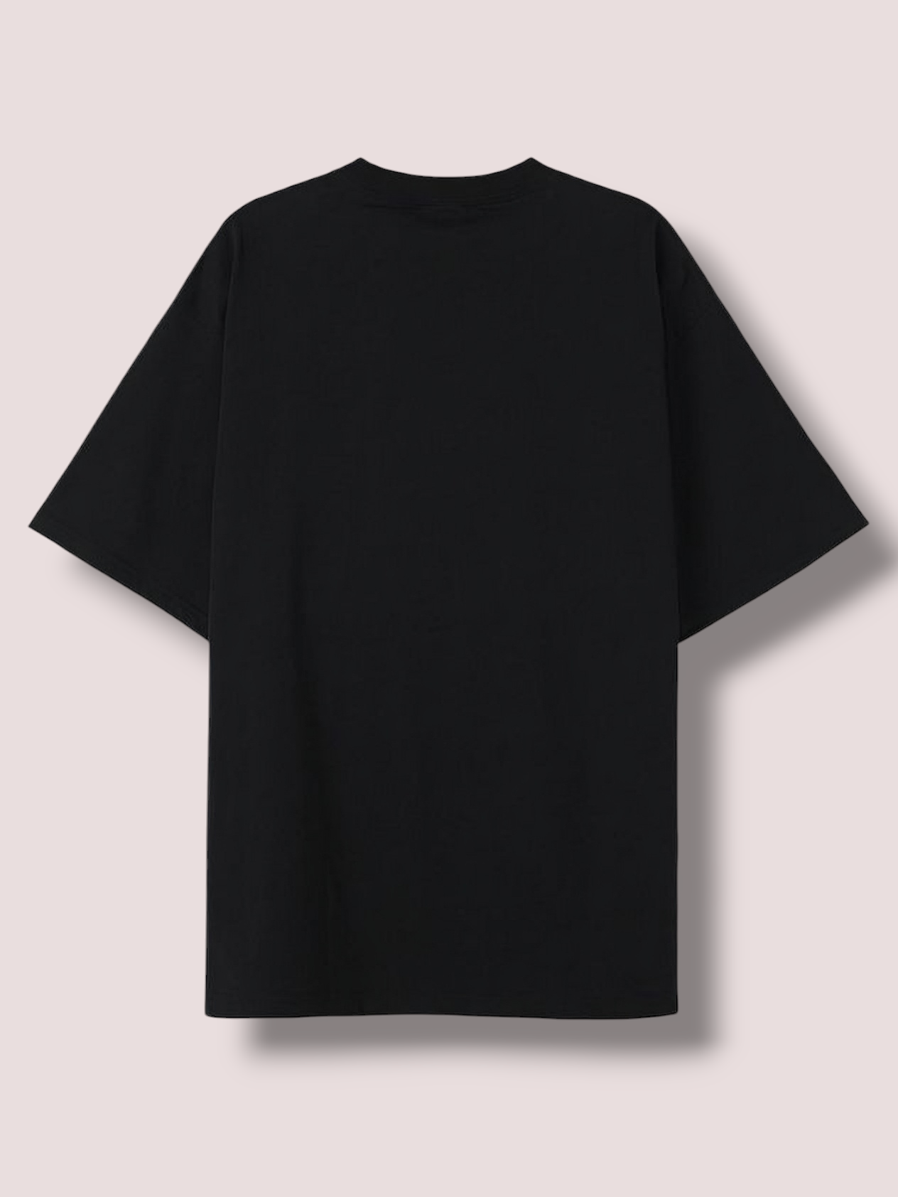 Anime black color oversized t-shirt