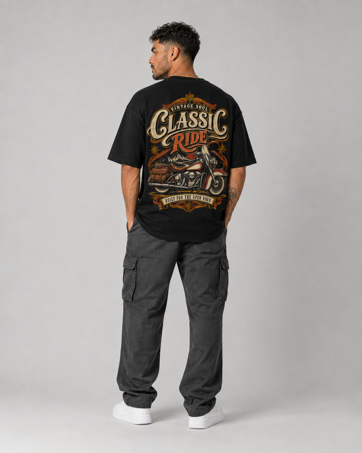 Classic Ride large back-print oversized T-shirt