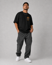 Born To Ride small pocket-logo oversized T-shirt three-quarter view