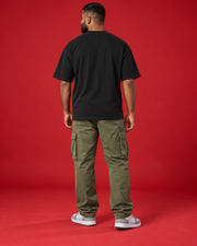 BUILT DIFFERENT black tee plain back