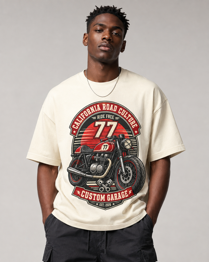CALIFORNIA ROAD CULTURE 77 OVERSIZED T-SHIRT