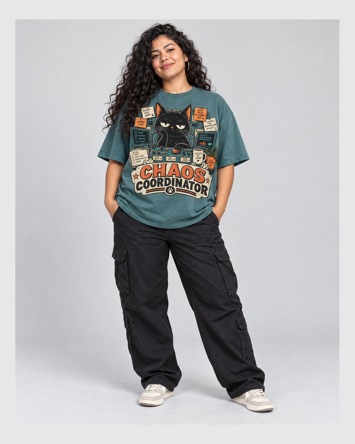 CHAOS COORDINATOR OVERSIZED T-SHIRT full front