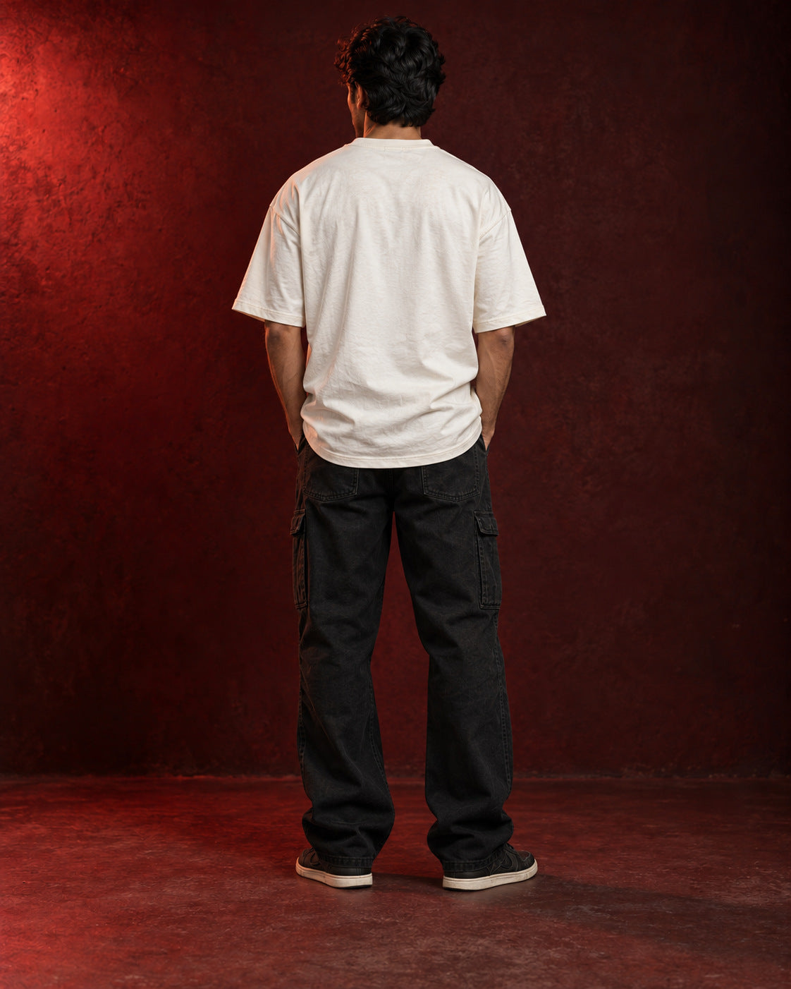 Plain off-white back
