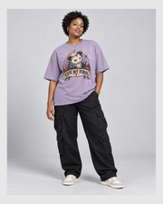 CUTE BUT FERAL OVERSIZED T-SHIRT full front