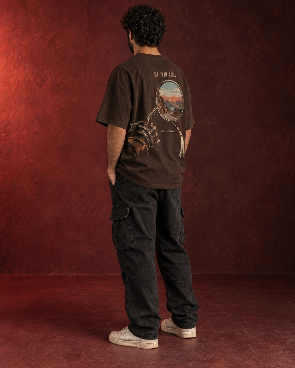 Three-quarter back view