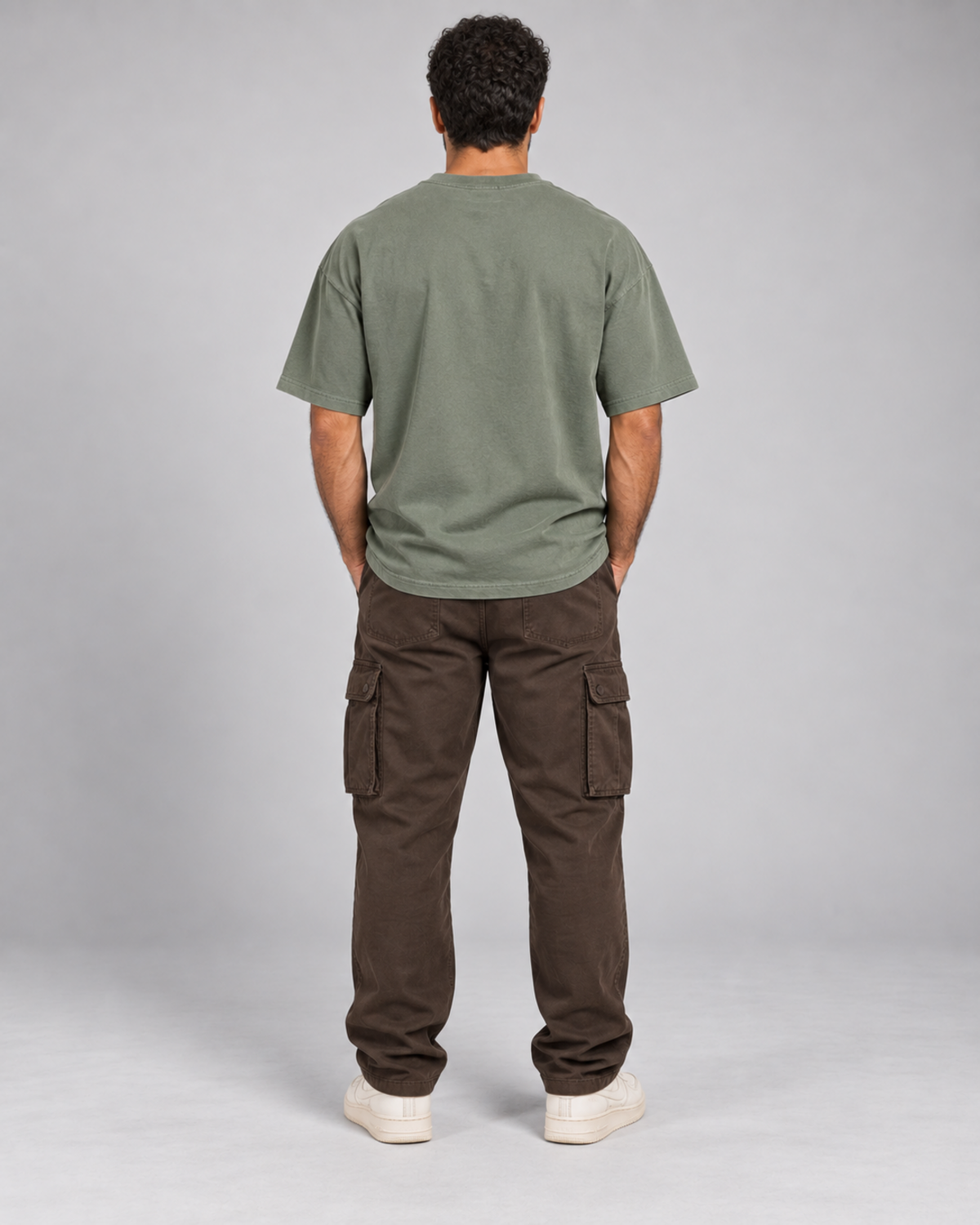 HIGH PASS TOURING CLUB oversized T-shirt — Clean back
