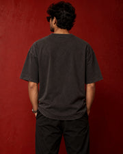 Plain back view of Last Fuel Stop oversized tee