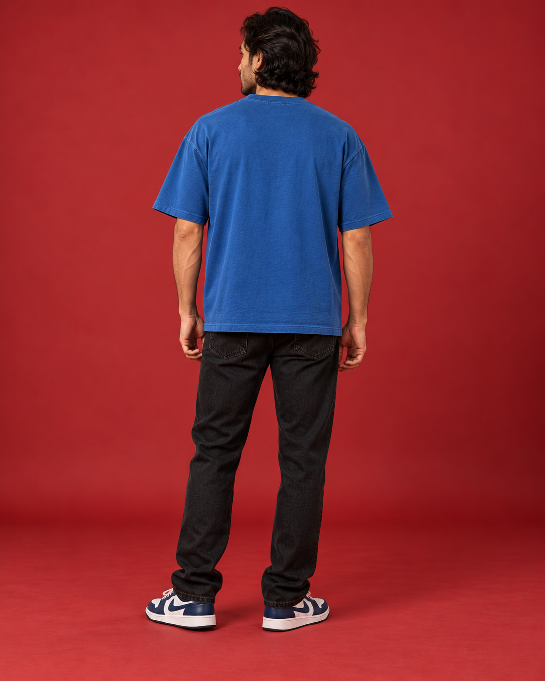 MIDNIGHT RAMEN plain blue back
