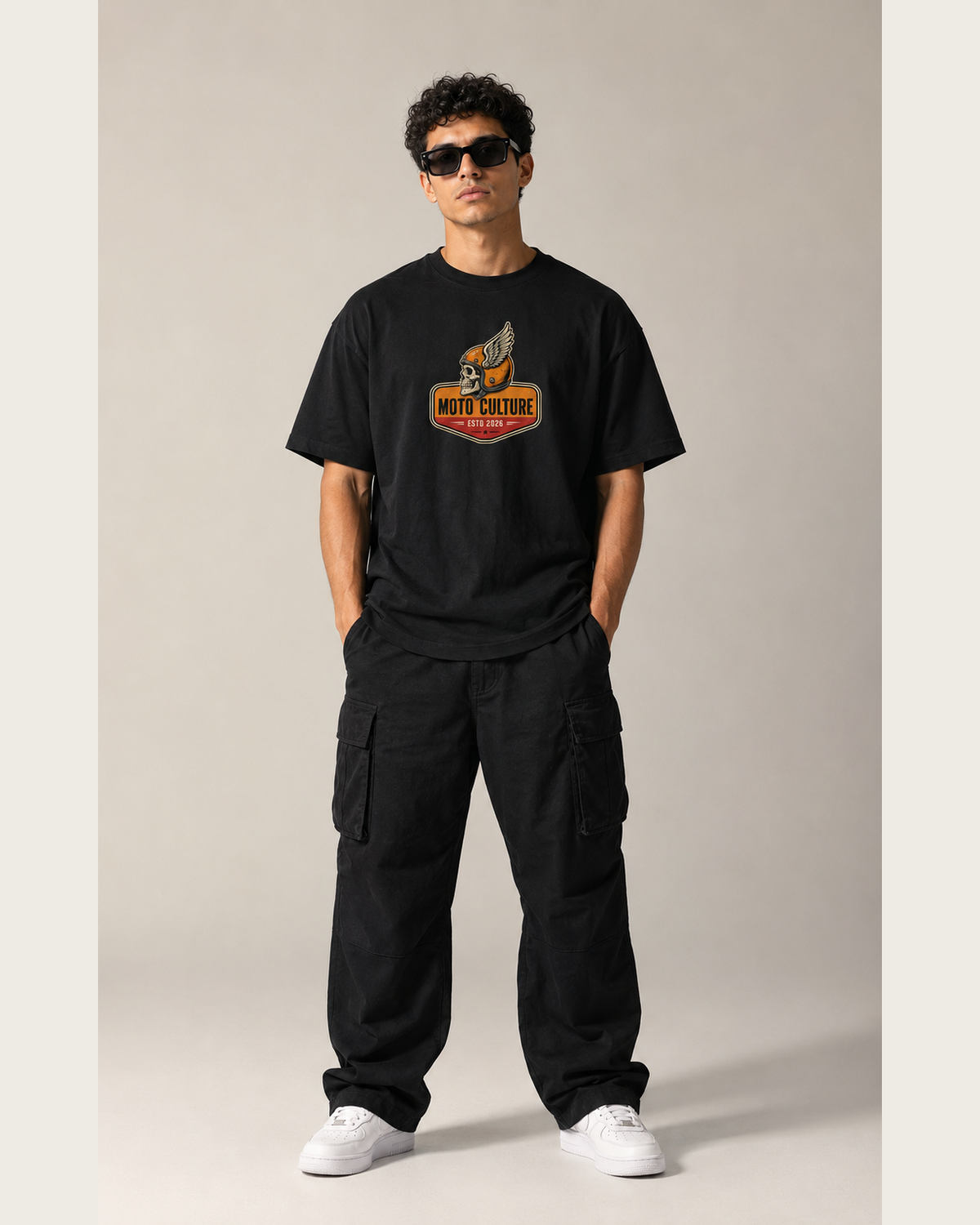 MOTO CULTURE SCOOTER NOMAD oversized T-shirt full front
