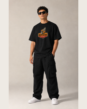 MOTO CULTURE SCOOTER NOMAD oversized T-shirt three-quarter front