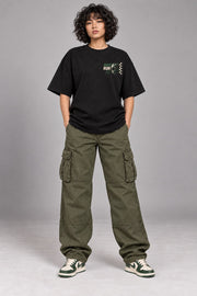 Night Run 02 Drive With Purpose oversized T-shirt front view