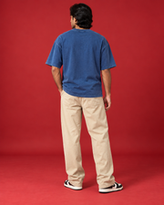 NO PERMISSION NEEDED plain blue tee back