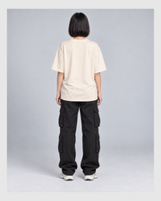 NO THOUGHTS JUST SNACKS OVERSIZED T-SHIRT clean back