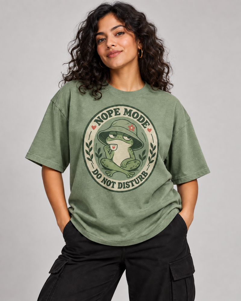 NOPE MODE WOMEN'S OVERSIZED T-SHIRT
