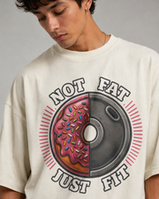 Not Fat Just Fit print detail