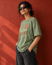 Side with sunglasses of Out of Office tee