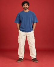 OVERTHINKING DEPARTMENT plain blue front
