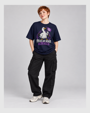 PEACE WAS NEVER AN OPTION OVERSIZED T-SHIRT full front