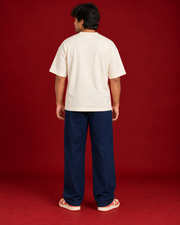 PROFESSIONALLY LATE offwhite tee Back view
