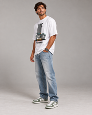 Ride To The Future oversized T-shirt — side view