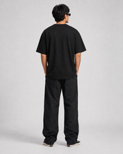 GYMADARI OVERSIZED T-SHIRT- BLACK