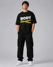 BODY UNDER CONSTRUCTION OVERSIZED T-SHIRT- BACK