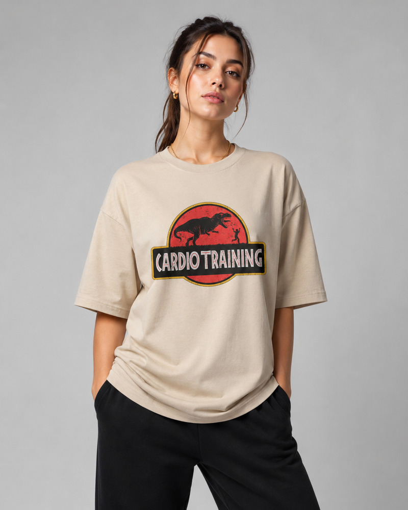 CARDIO TRAINING OVERSIZED T-SHIRT BEINGE