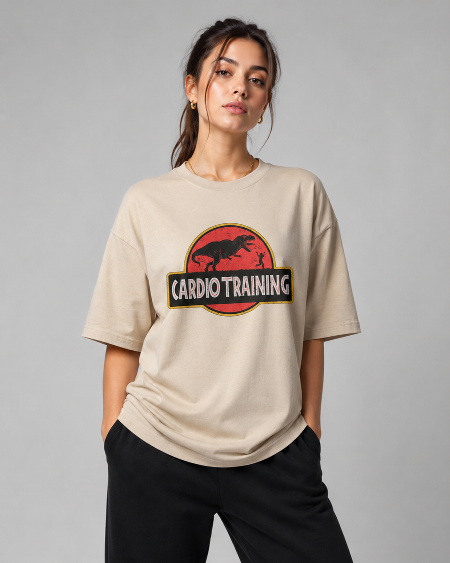 CARDIO TRAINING OVERSIZED T-SHIRT BEINGE