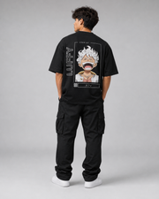 LUFFY ANIME OVERSIZED T-SHIRT