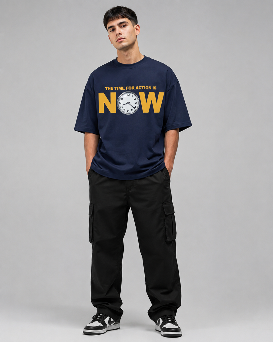 ACTION NOW OVERSIZED T-SHIRT