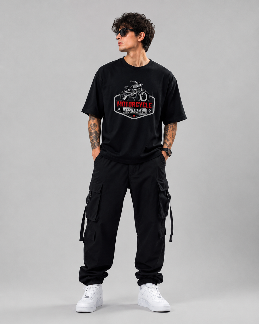 MOTOR GARACE OVERSIZED T-SHIRT