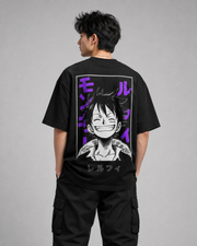 LUFFY ANIME OVERSIZED T-SHIRT