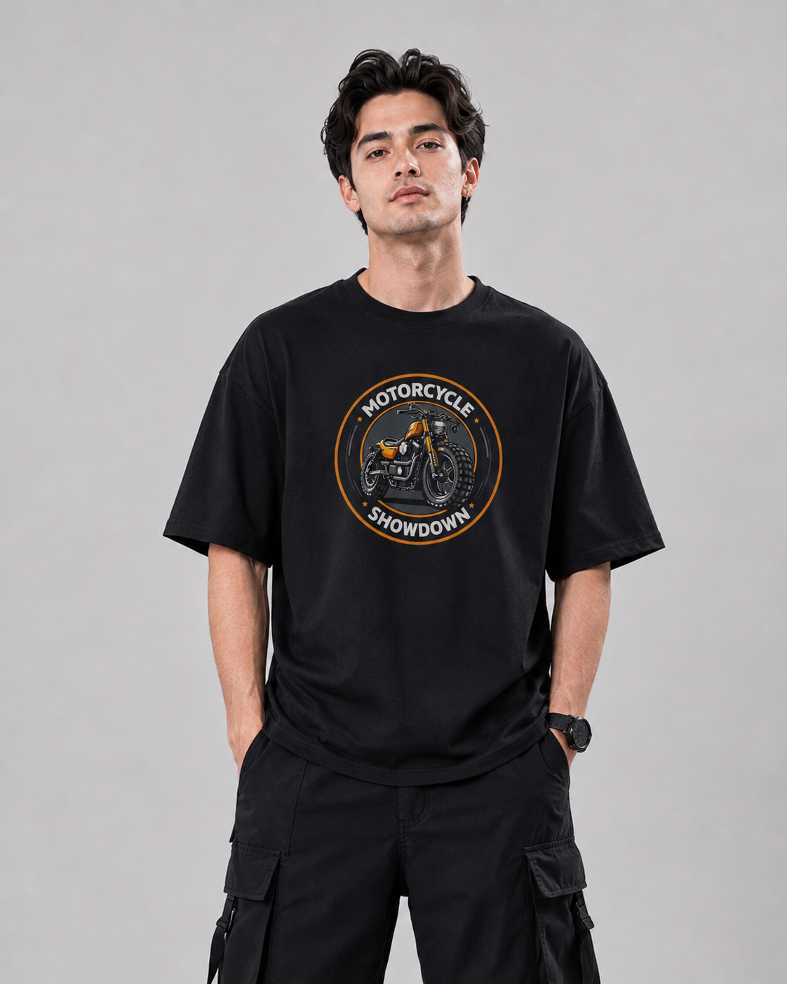 MOTORCYCLE SHODOWN OVERSIZED T-SHIRT