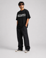 GYMADARI OVERSIZED T-SHIRT- BLACK