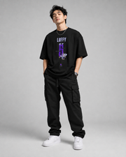 LUFFY ANIME OVERSIZED T-SHIRT