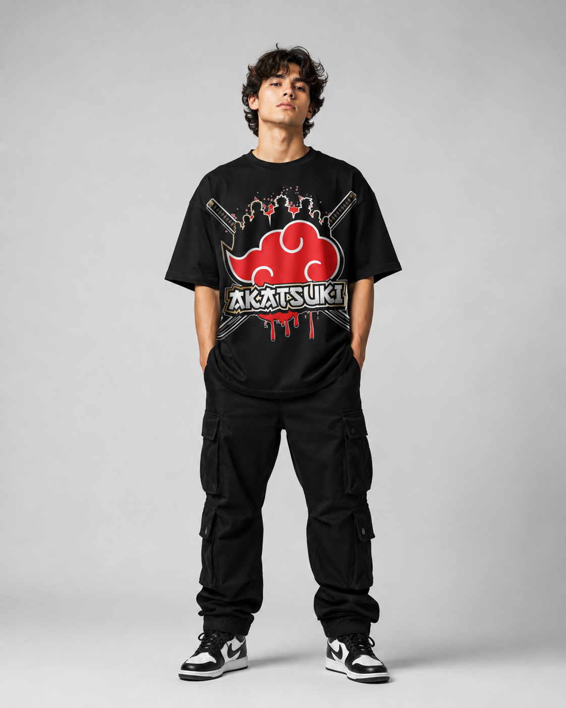 AKATSUKI ANIME OVERSIZED T-SHIRT