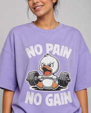 NO PAIN NO GAIN OVERSIZED T-SHIRT