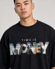 TIME IS MONEY OVERSIZED T-SHIRT