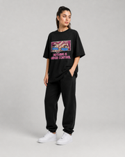NOTHING IS UNDER CONTROL OVERSIZED T-SHIRT- BACK