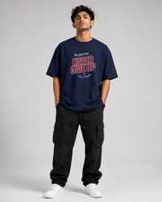 NEVER GIVE UP OVERSIZED T-SHIRT