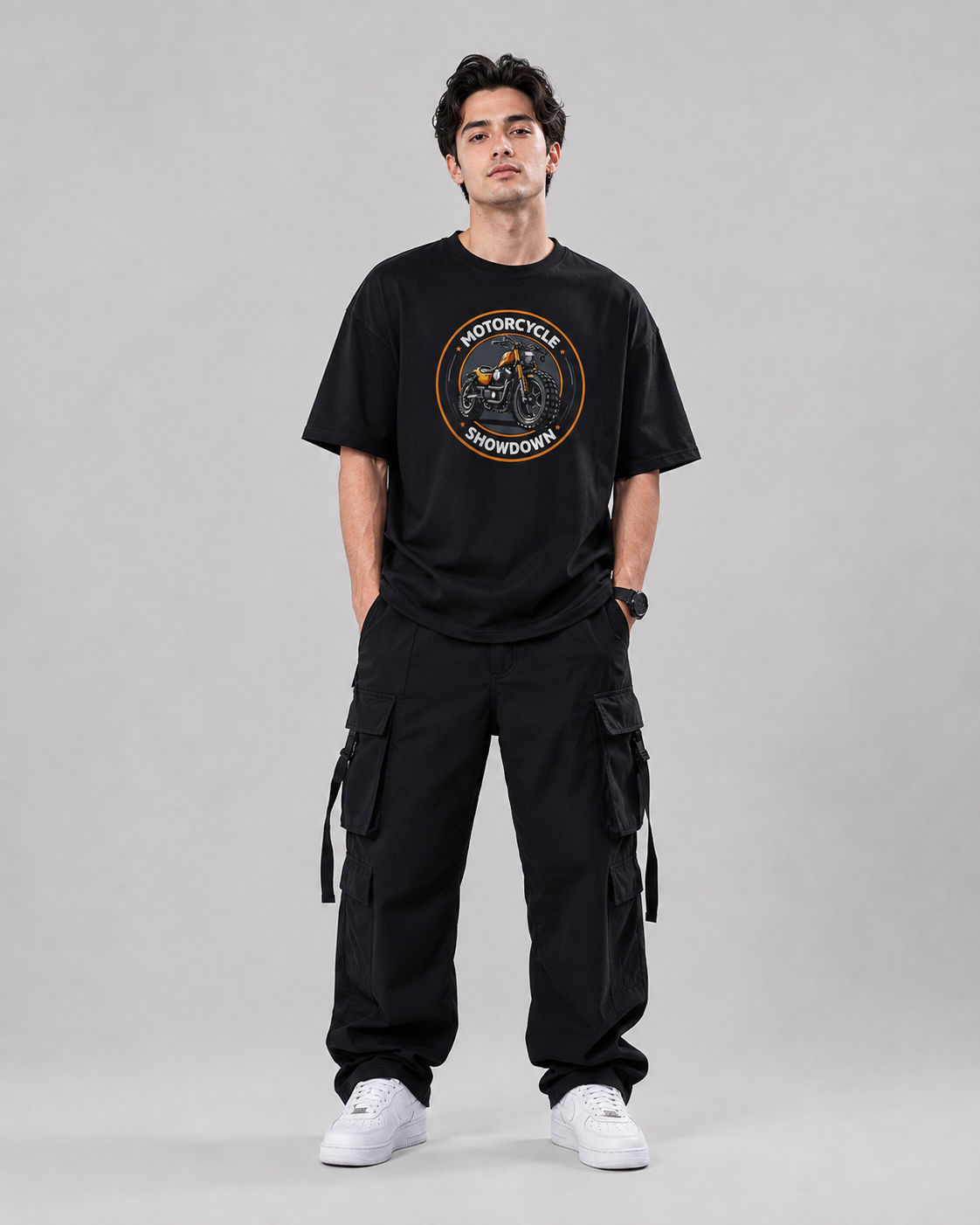 MOTORCYCLE SHODOWN OVERSIZED T-SHIRT