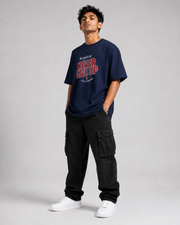 NEVER GIVE UP OVERSIZED T-SHIRT
