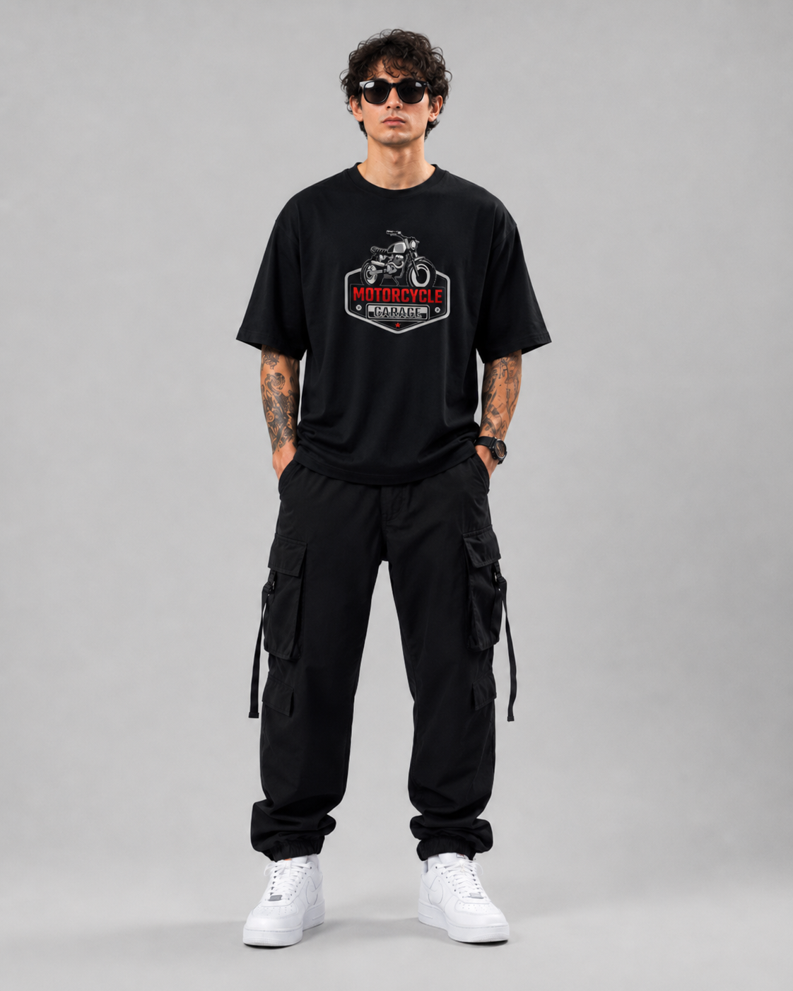 MOTOR GARAGE OVERSIZED T-SHIRT