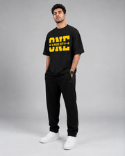 ONE MORE REP OVERSIZED T-SHIRT- BLACK