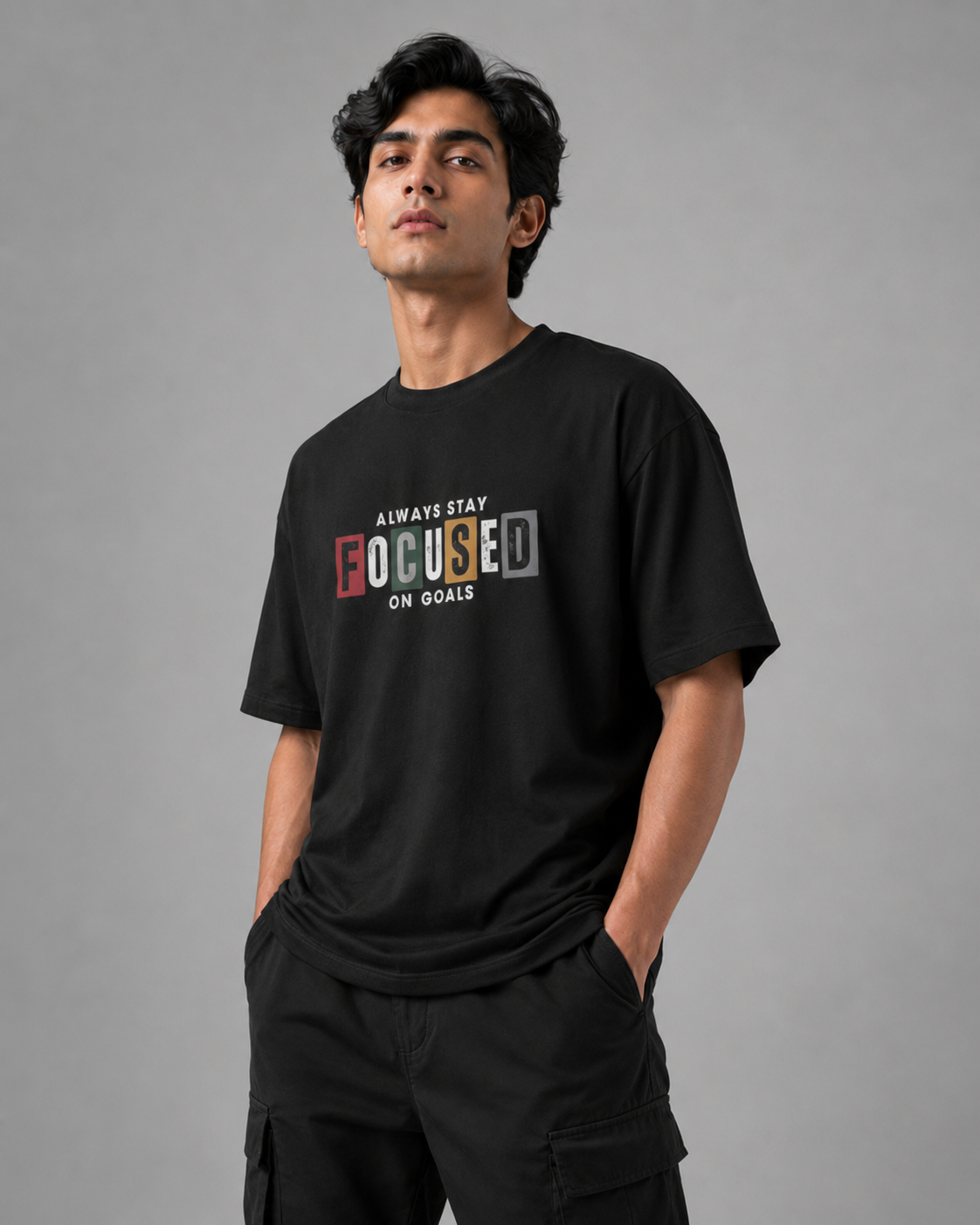 FOCUSED OVERSIZED T-SHIRT